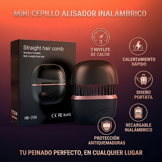 Mini alisador de cabello