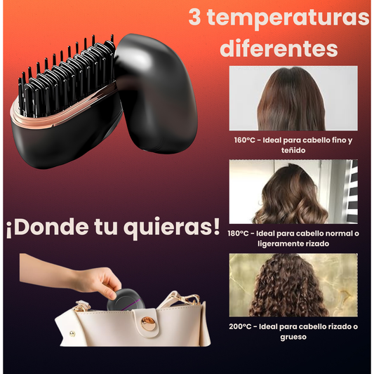 Mini alisador de cabello